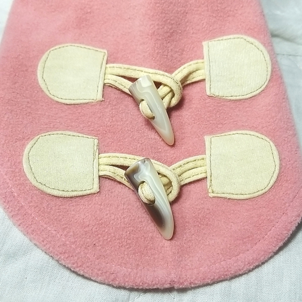 Puppy Angel luxury plush dog/cat coat with hood - Picture 3 of 13